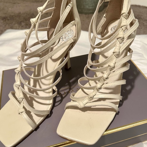 Vince Camuto Cage Heel Beige - Picture 1 of 6